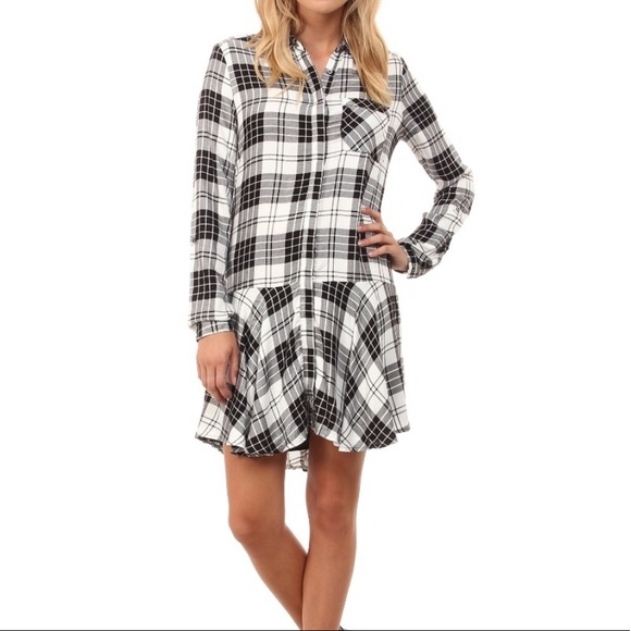 Sam Edelman Dresses & Skirts - Sam Edelman Flannel Shirt Dress